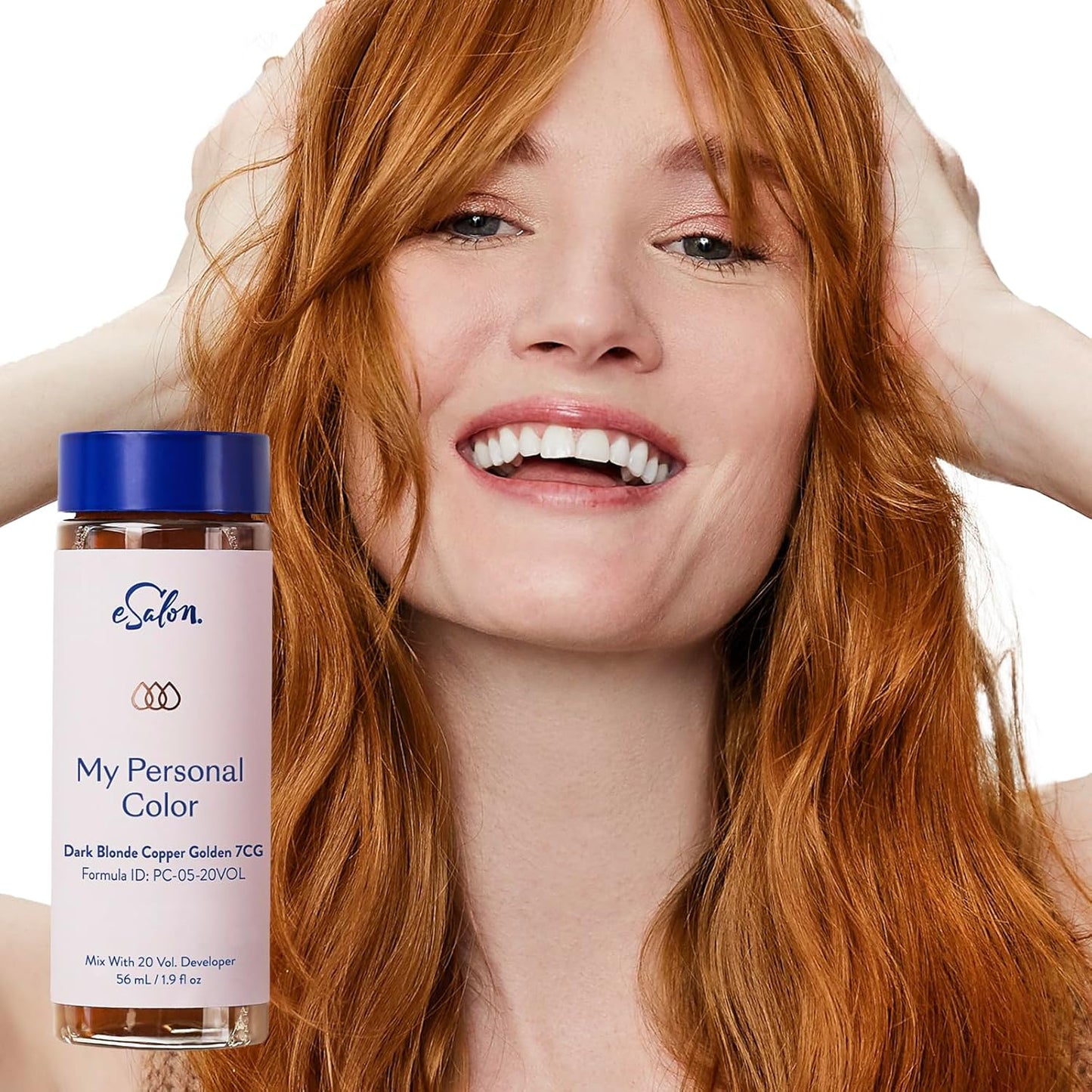 eSalon Permanent Hair Color Kit for Dark Blonde Copper Gold