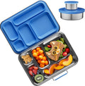 Stainless Steel Bento Box Kids Lunch Box - Leakproof 5-Compartment