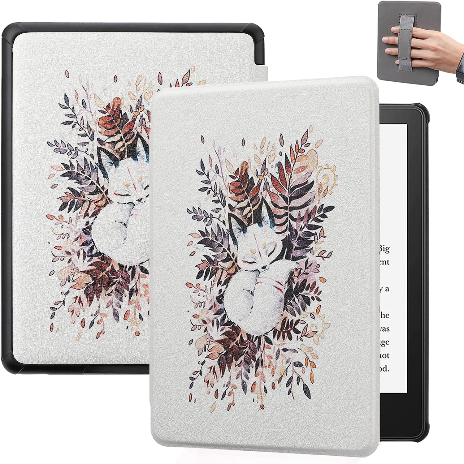 SCSVPN Case for Kindle Paperwhite 11th Gen - Slim PU Leather Cover