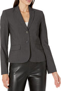 Calvin Klein Women's Two Button Lux Blazer - Timeless Workwear Suit