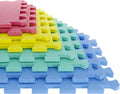 Interlocking Floor Mats - 8-Piece Nontoxic Exercise and Play Mat