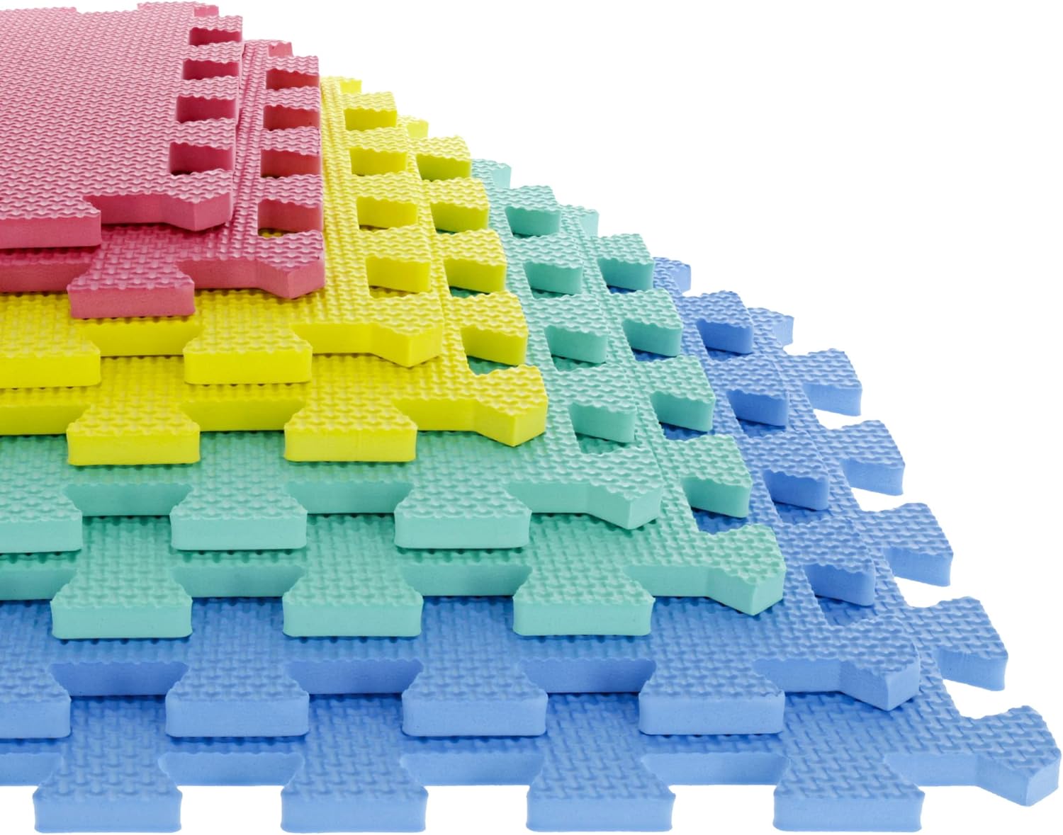 Stalwart 8-Piece Interlocking Floor Mats: Safe Fun for Kids!