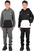 Hind Boys 4-Piece Hoodie and Sweatpant Set for Active Kids