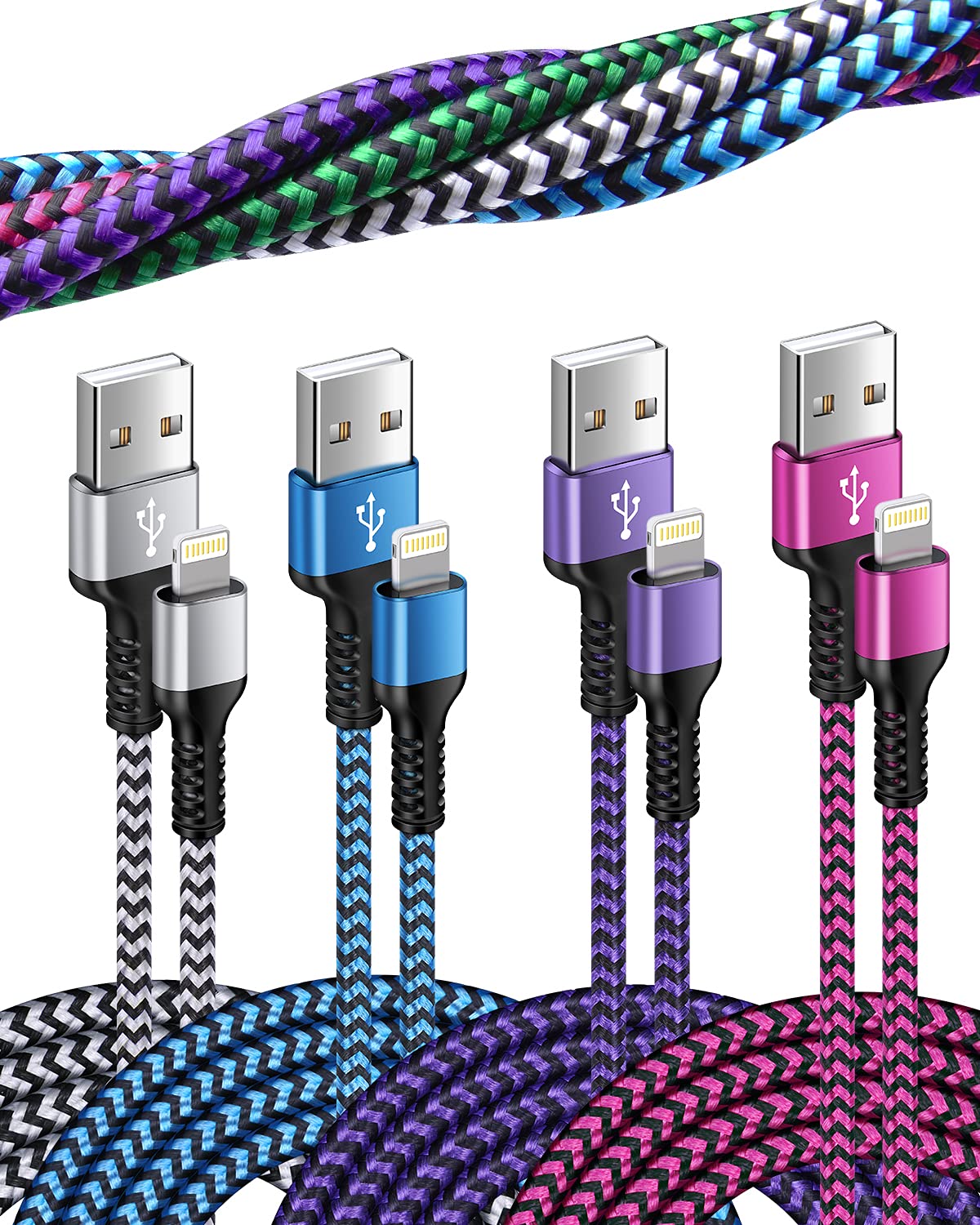 Haoano 10ft Fast Charging Cable - MFi Certified