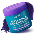 MAREE Purple Hair Mask Toner for Blonde Hair - Anti-Brass & Hydrating