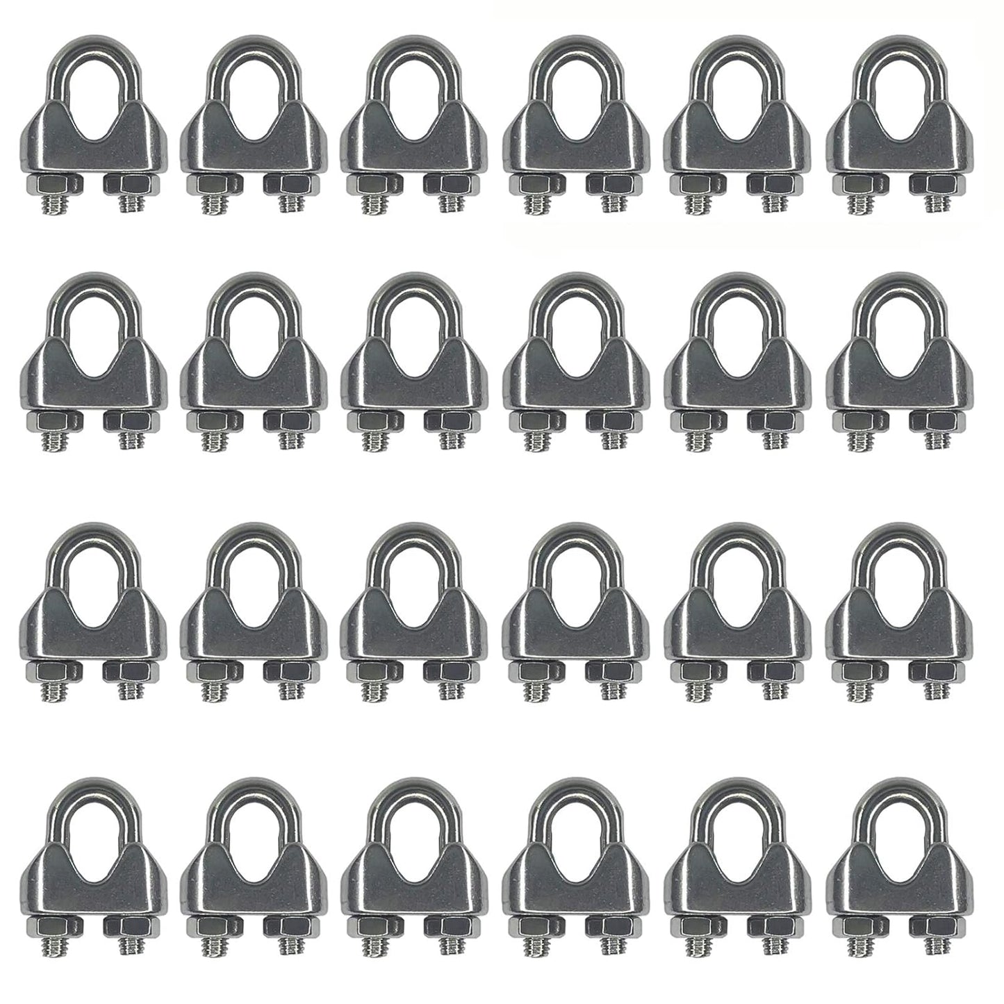 HEVERP Stainless Steel Cable Clip Set - Secure Your Cables Easily!