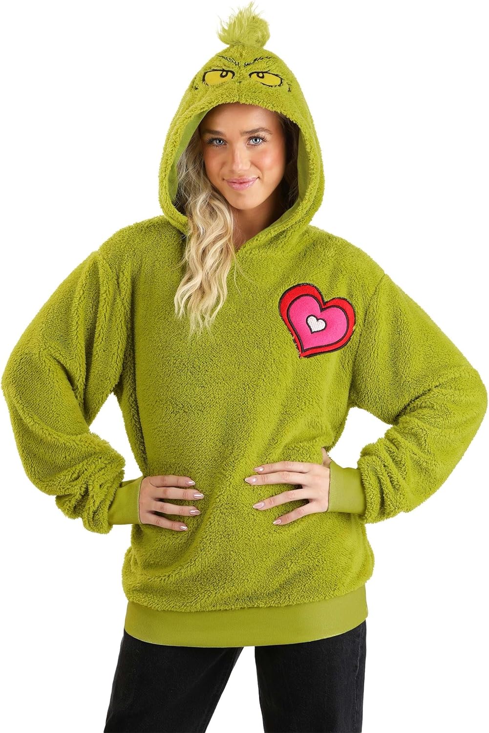 Cozy Grinch Hoodie for Fun Holidays
