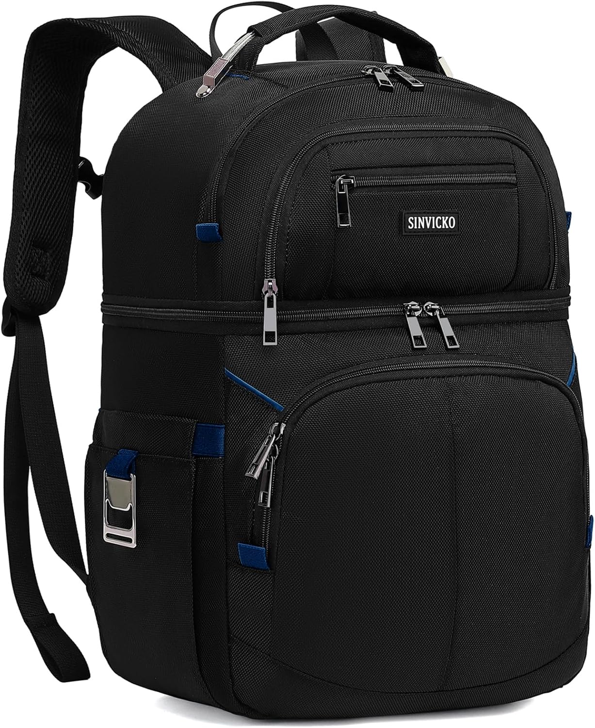 Insulated Cooler Backpack for Men Women - Double Deck Design