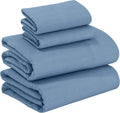 RUVANTI 100% Cotton Flannel Sheets Queen Size - Cozy 4-Piece Set