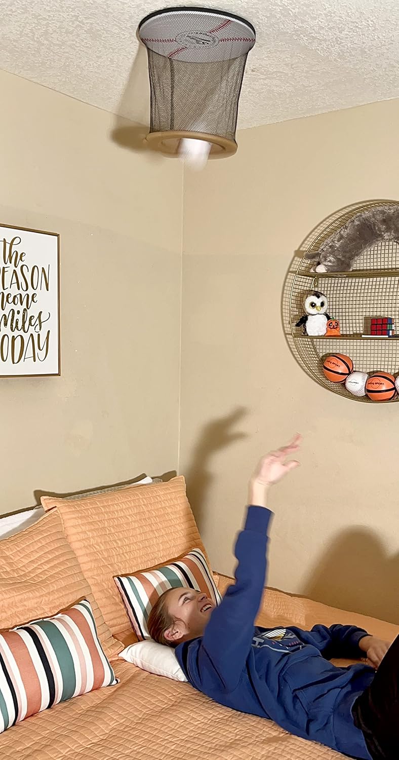 Ceiling Strike Indoor Easy Catch Baseball Game for Kids Fun