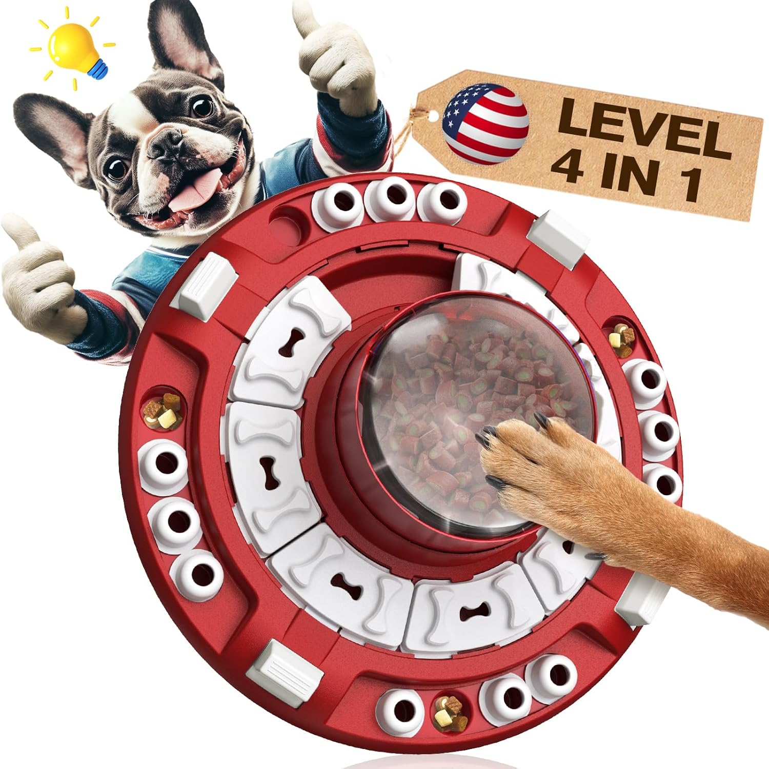 KADTC Dog Advanced Puzzle Toys for Smart Dogs Mental Stimulation