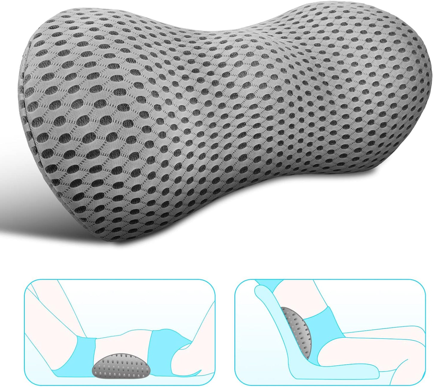 Memory Foam Lumbar Support Pillow - Pain Relief Upgrade