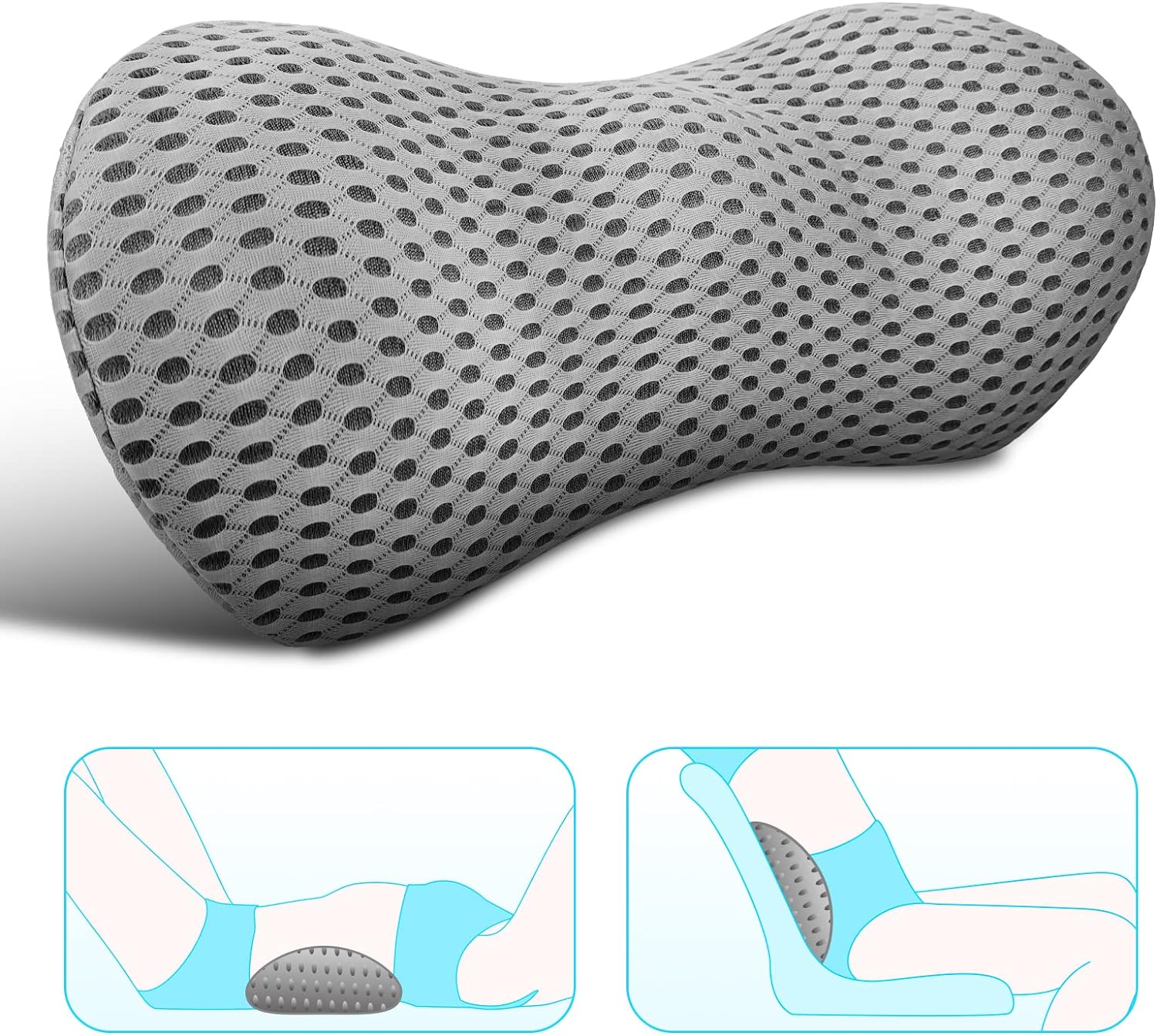 Memory Foam Lumbar Support Pillow - Pain Relief Upgrade