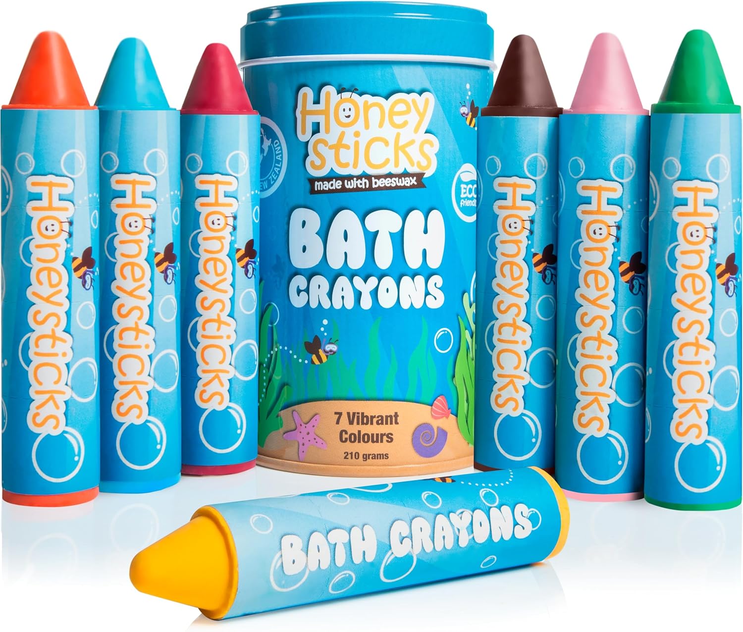 Honeysticks Super Jumbo Bath Crayons - Non Toxic Fun