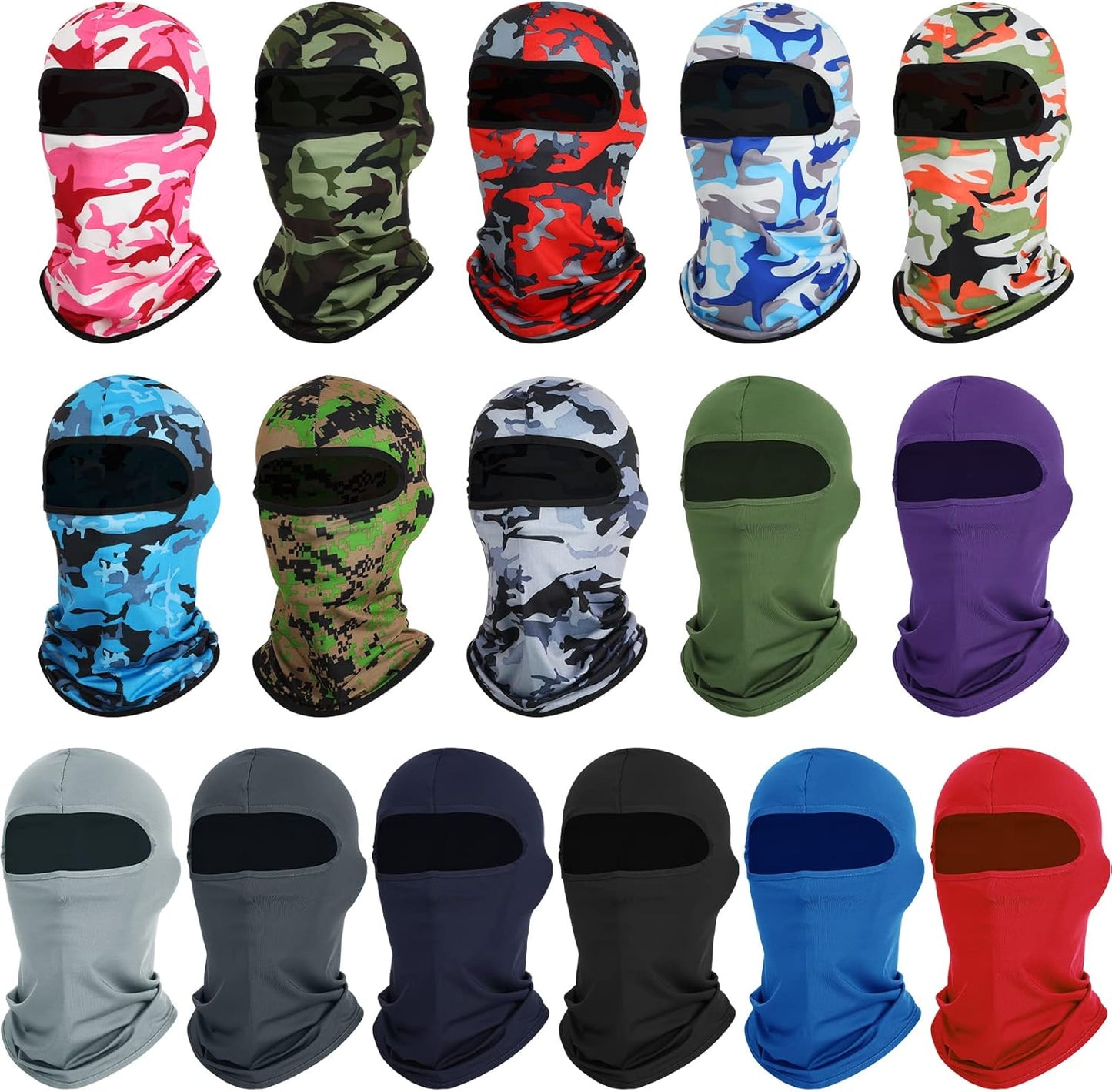 UV Sun Protection Balaclava Mask for Men - Camo Style!