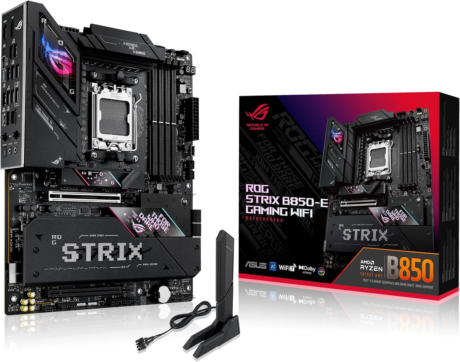 ASUS ROG Strix B850-E Gaming WiFi Motherboard for AMD AM5