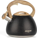 POLIVIAR Tea Kettle 2.7 Quart Stovetop - Crackle Finish Whistling