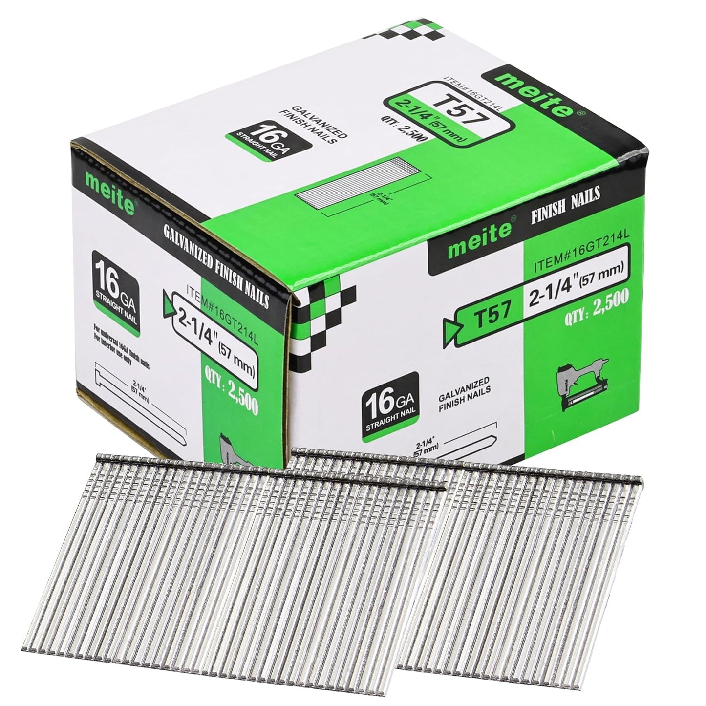 meite 16 Gauge Finish Nails for Reliable Woodworking Projects