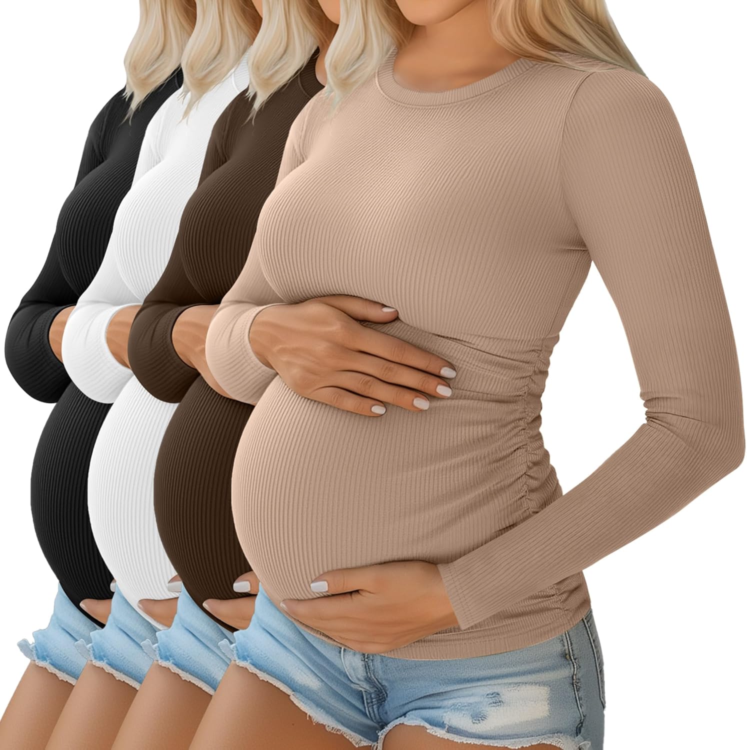 Comfortable Maternity Shirts for Stylish Moms-to-Be