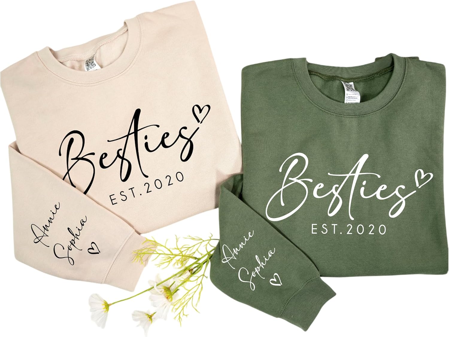Personalized Bestie Sweatshirt - Perfect BFF Gift!