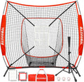 6 ft x 6 ft Baseball Softball Practice Net - Portable Training