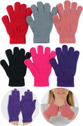Stay Warm in Style: 6-Pack Women's Winter Gloves
