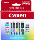 Canon PGI-250/CLI-251 5 Color Pack - Reliable Home Office Ink