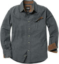 CQR Men's All Cotton Flannel Shirt for Comfort and Style