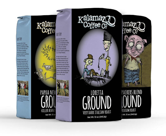 Kalamazoo Coffee Co. Variety Pack - Adventure Awaits! | 12oz (3 Pack)