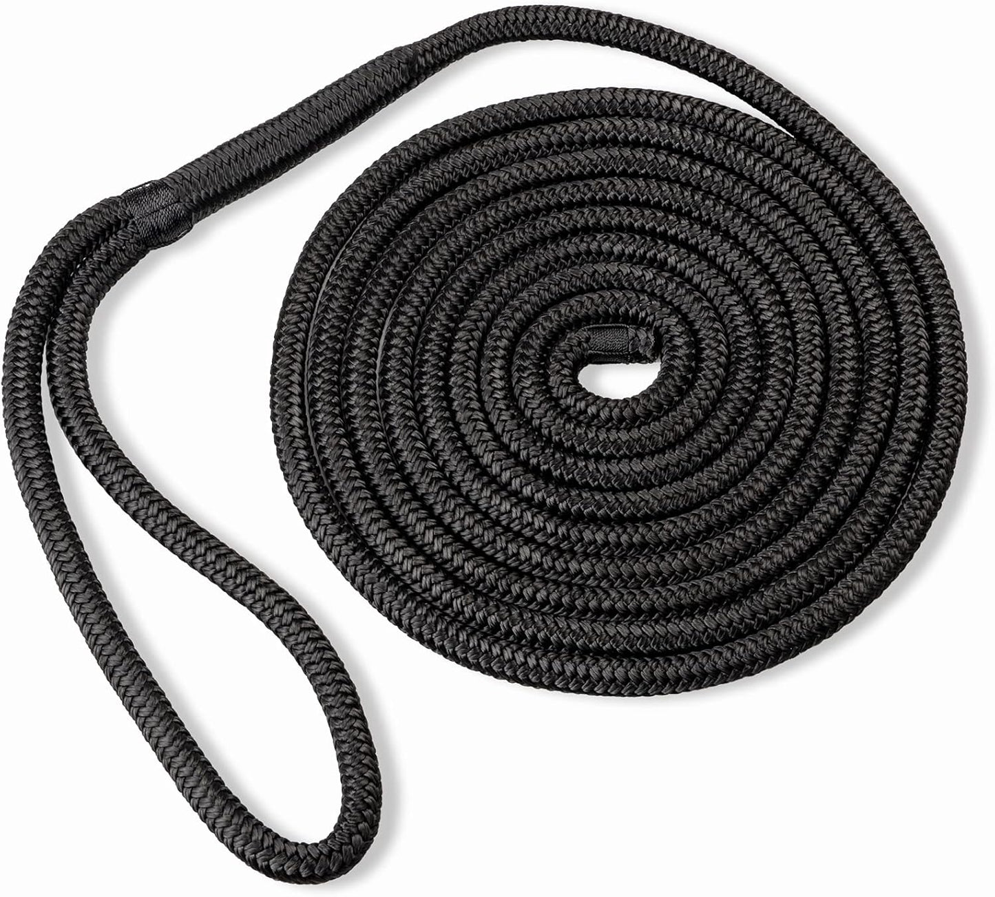 Double Braided Nylon Dock Line - Durable Boat Rope for Mooring