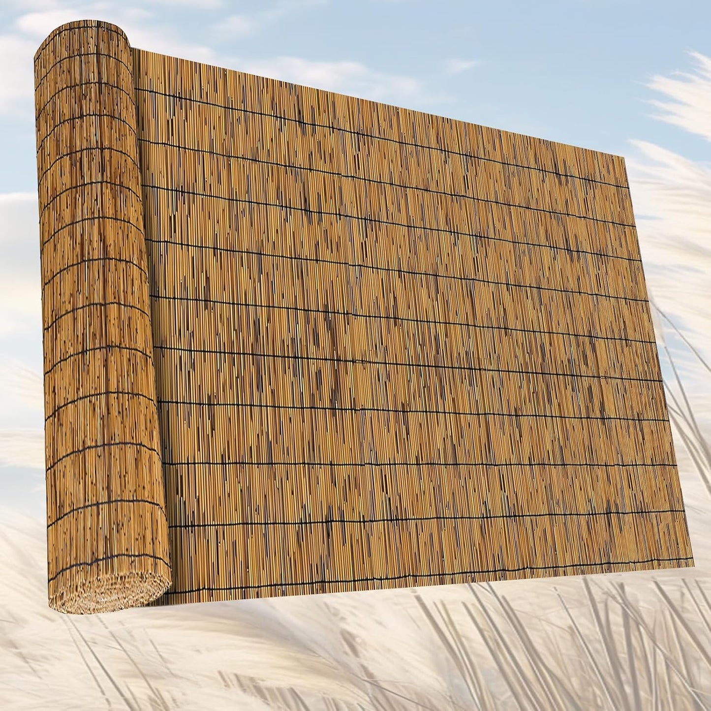 Reed Fencing - Decorative Natural Bamboo Privacy Fence Screen