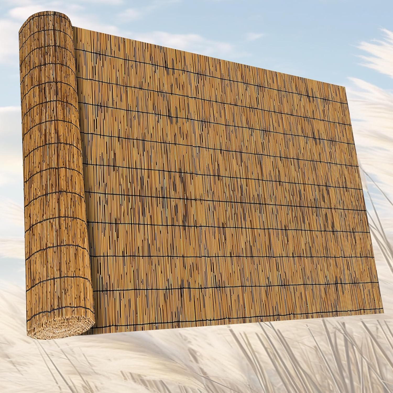 Reed Fencing - Decorative Natural Bamboo Privacy Fence Screen