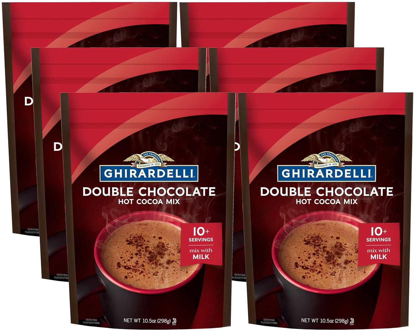 Ghirardelli Double Chocolate Hot Cocoa Mix for Rich Flavor