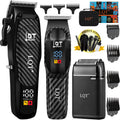 Professional Hair Clippers Set for Men - Cordless Grooming Kit