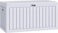 Large 90 Gallon Deck Box by YITAHOME for Outdoor Storage Solutions