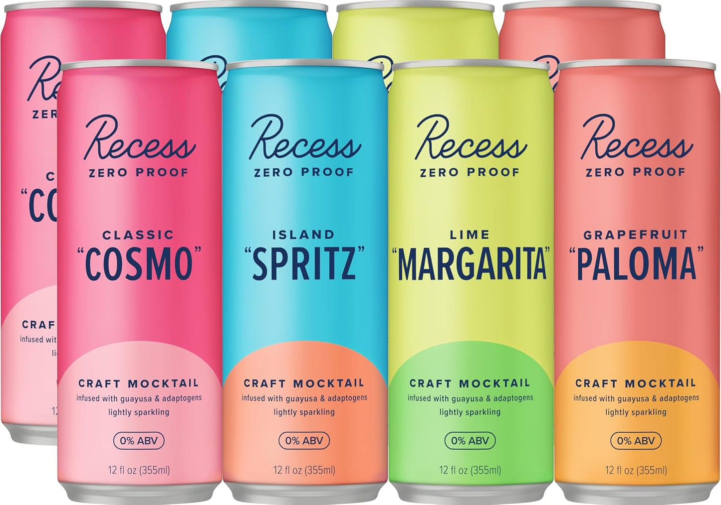 Recess Zero Proof Craft Mocktails - Perfect Alcohol-Free Drinks