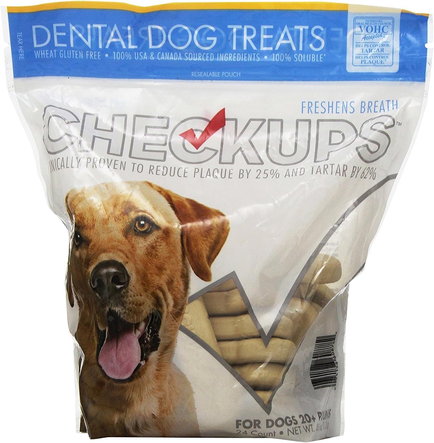 PDTXCLS Checkups Dental Dog Treats for Healthy Teeth and Gums