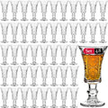 Round 1.3-Oz Cordial Glasses Set of 48 - Clear Heavy Base Shot Glasses