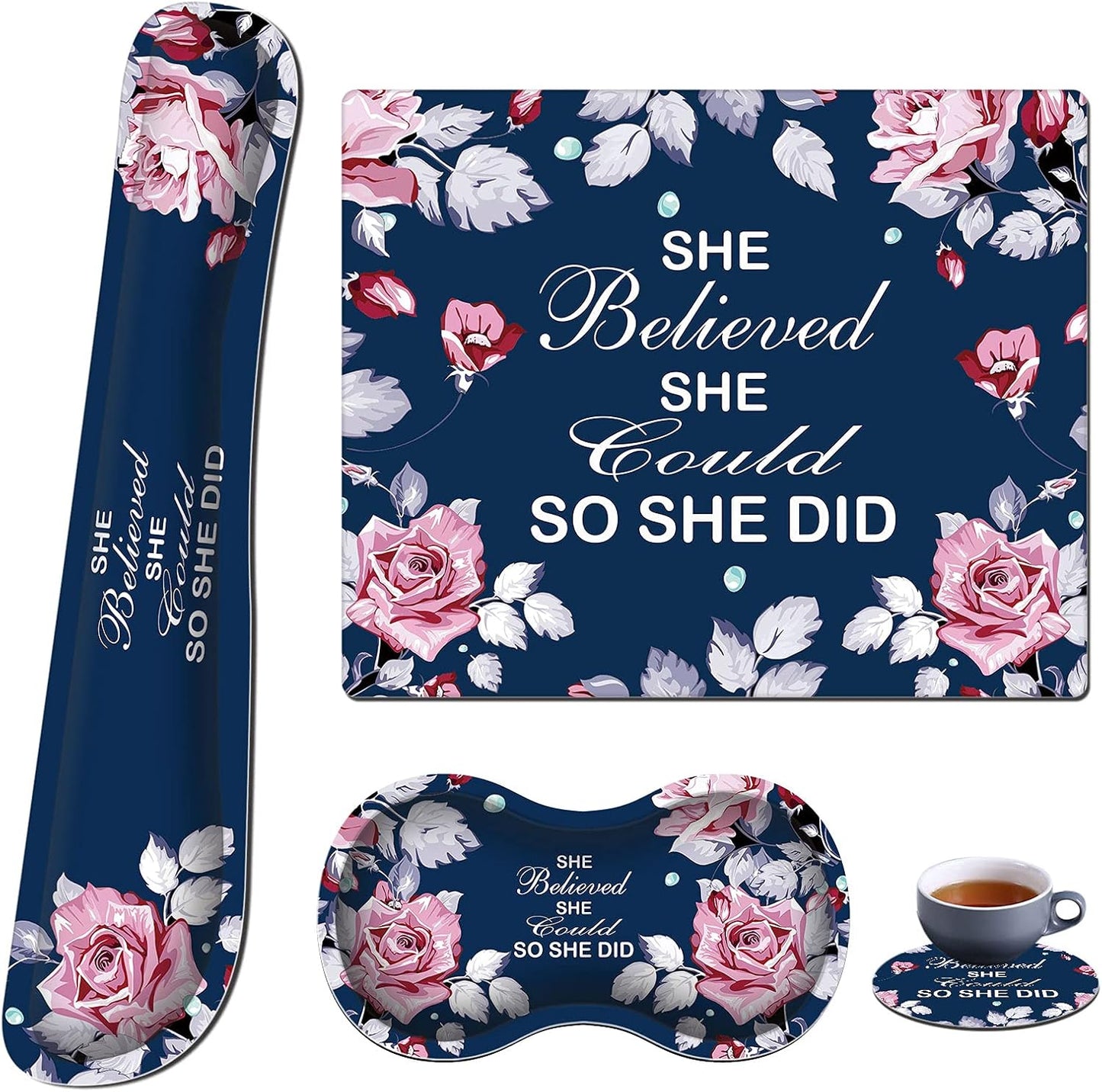 ErgoSet 4: Memory Foam Wrist Support & Quote