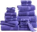 Lane Linen 100% Cotton Bathroom Towel Set - 24 Pc Medium GSM