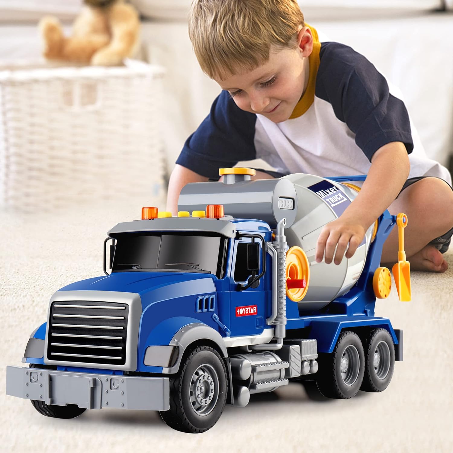 Dwi Dowellin Toddler Trucks Toys for Boys Age 1-3 3-5 Years
