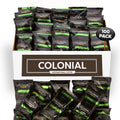 Colonial Coffee 100 Count Single Pot Coffee Packets - Donut Shop Blend