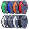 PLA 3D Printer Filament Bundle 1.75mm 8-Color 2kg - Beginner Pack