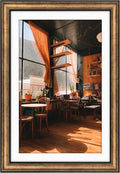 13x19 Photo Frame with Mat for 11x17 Pictures - Dark Gold Brown