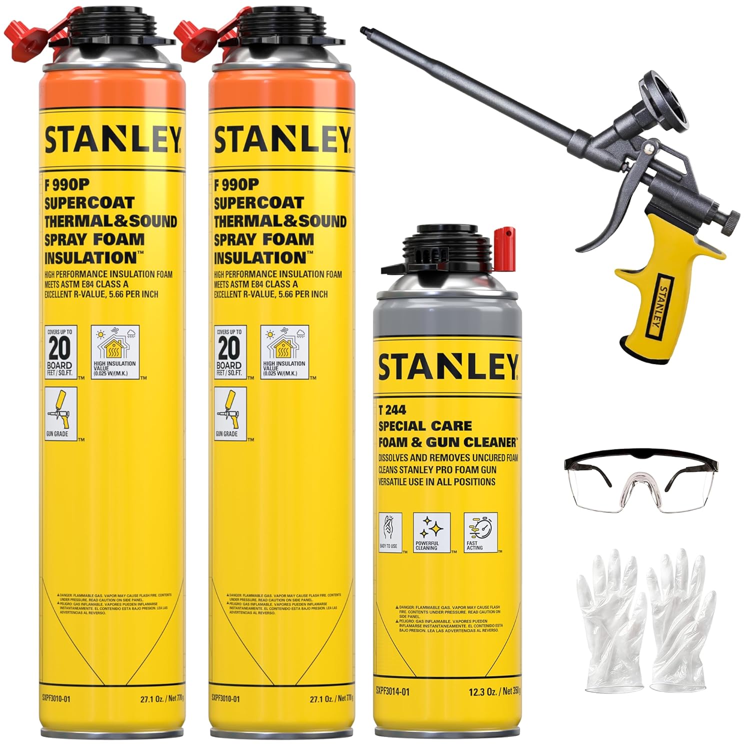 STANLEY F 990P Supercoat Spray Foam Insulation Kit Review