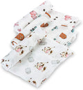 LollyBanks Baby Swaddle Blanket Farm Theme - Soft 47 in Muslin