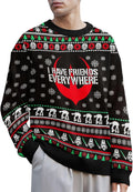 Ugly Christmas Sweater for Men and Women - Acrylic Festive Pullover