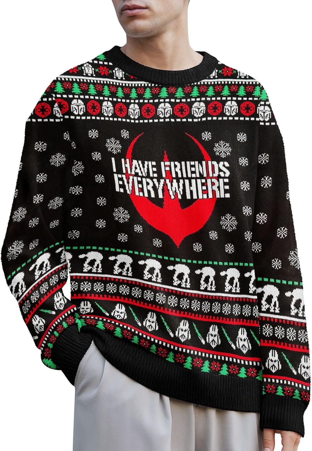 Funny Ugly Christmas Sweater for Men and Women - 2025 Holiday Pullover