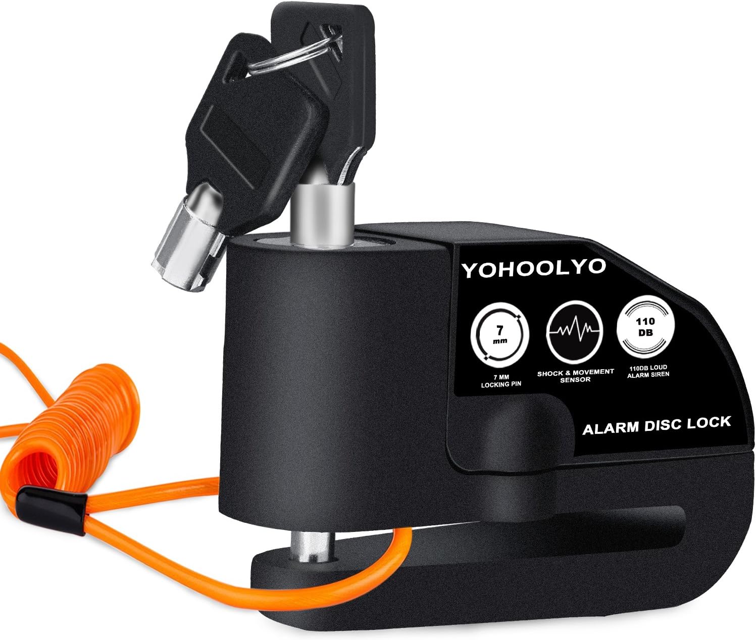 Ultimate Protection: YOHOOLYO Motorcycle Alarm Lock