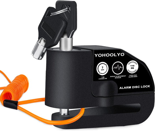 Ultimate Protection: YOHOOLYO Motorcycle Alarm Lock